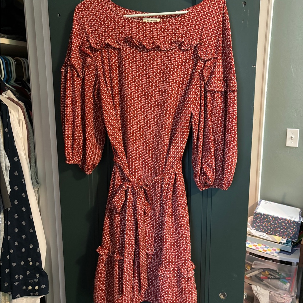 Boho Fall Patterned Dress